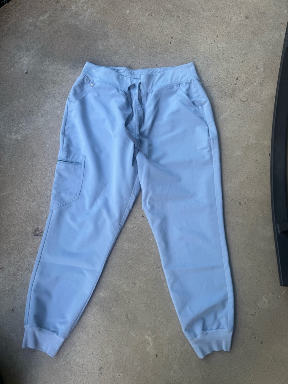 FIGS Dusty Blue High Waisted Zamora Joggers